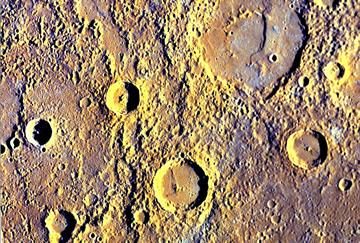 Vibrant color movie showing detailed surface features and craters of planet Mercury, highlighting its geological diversity.