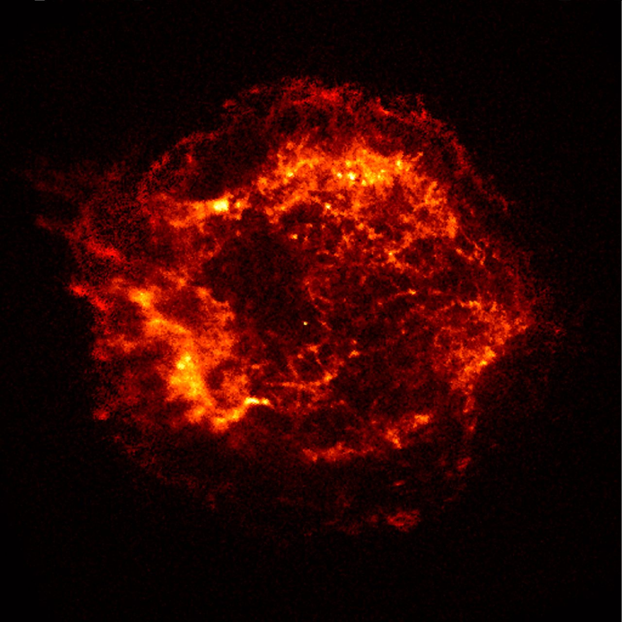 Chandra's first-light X-ray image of the supernova remnant Cassiopeia A