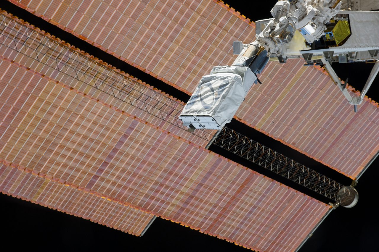 NanoRacks CubeSat being deployed into space, showcasing the process of satellite deployment.