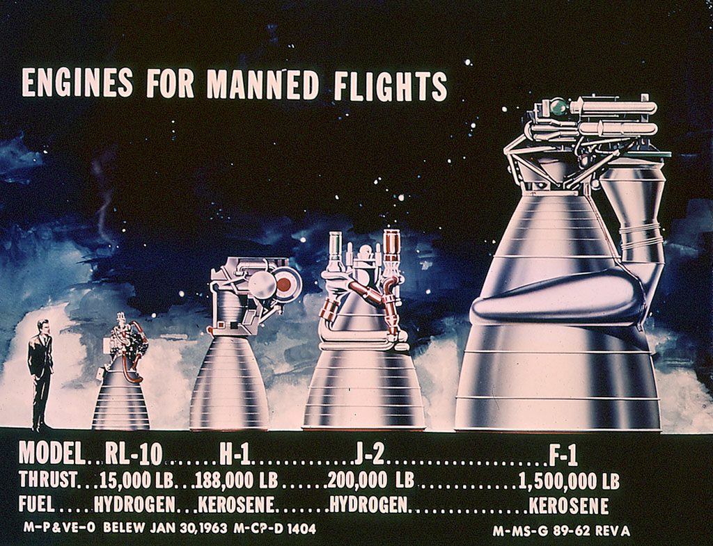 Saturn V rocket displayed during Apollo Program, showcasing engineering marvels of NASA's lunar missions.
