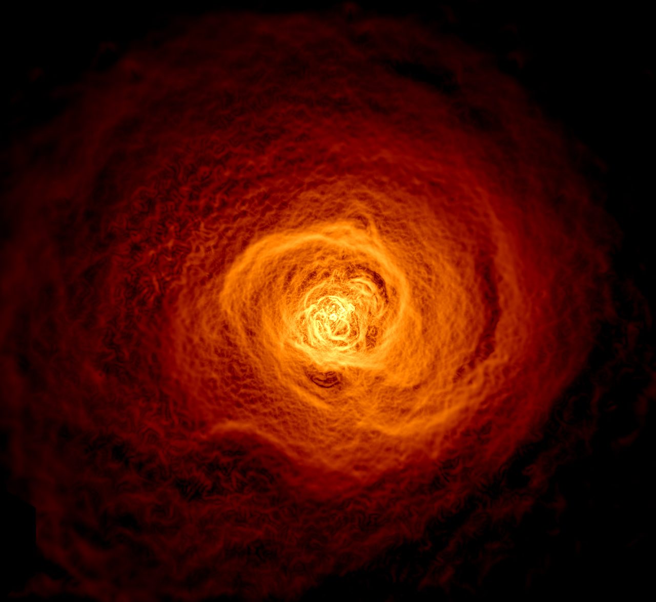 Massive wave formation in the Perseus Galaxy Cluster captured by astronomers.