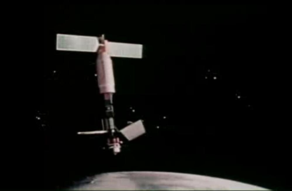 Seasat satellite in orbit, marking 35 years since its pioneering remote-sensing mission for ocean observation.