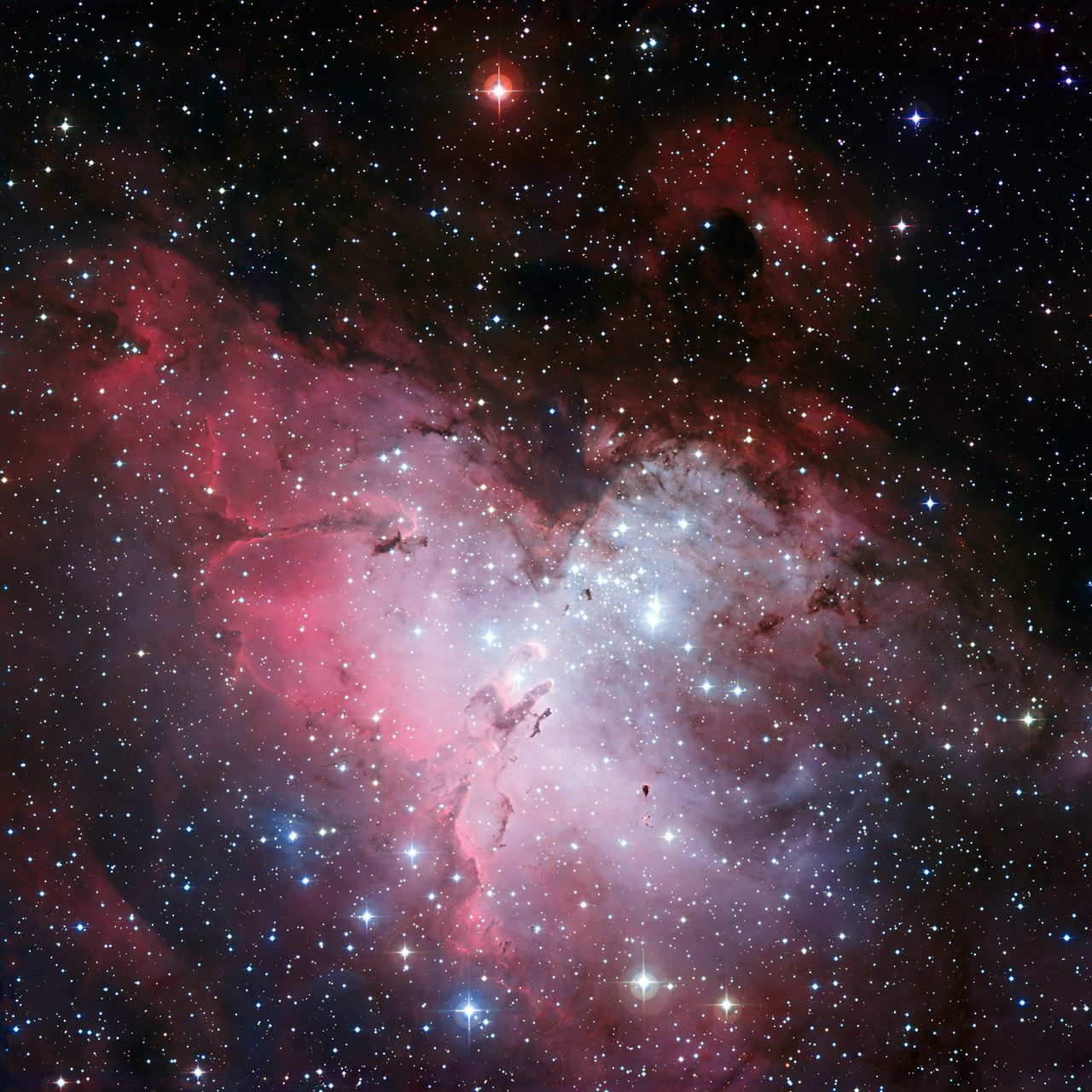 Eagle Nebula M16 with the Pillars of Creation
