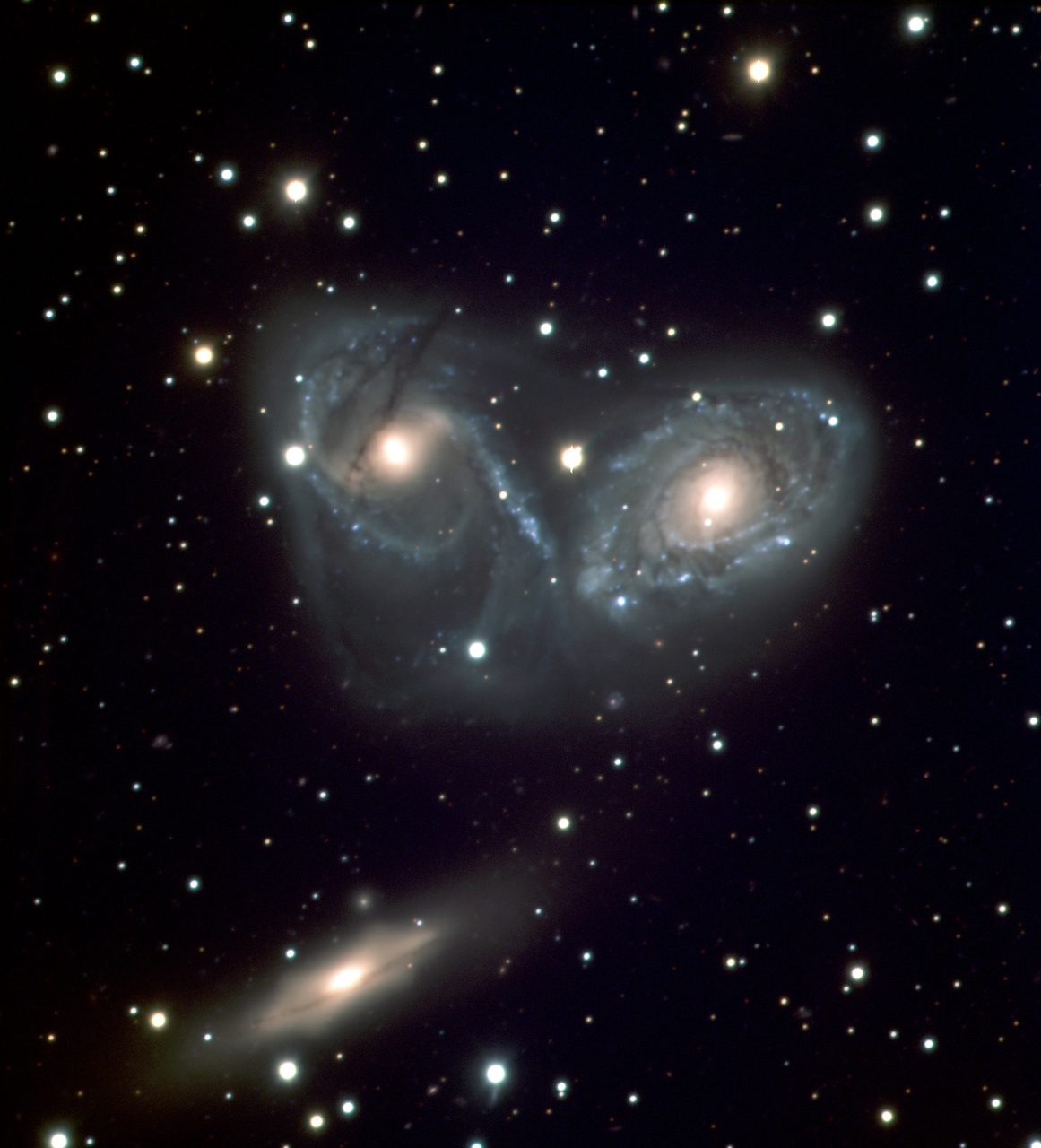 NGC 6769, NGC 6770 and NGC 6771 (Pavo)