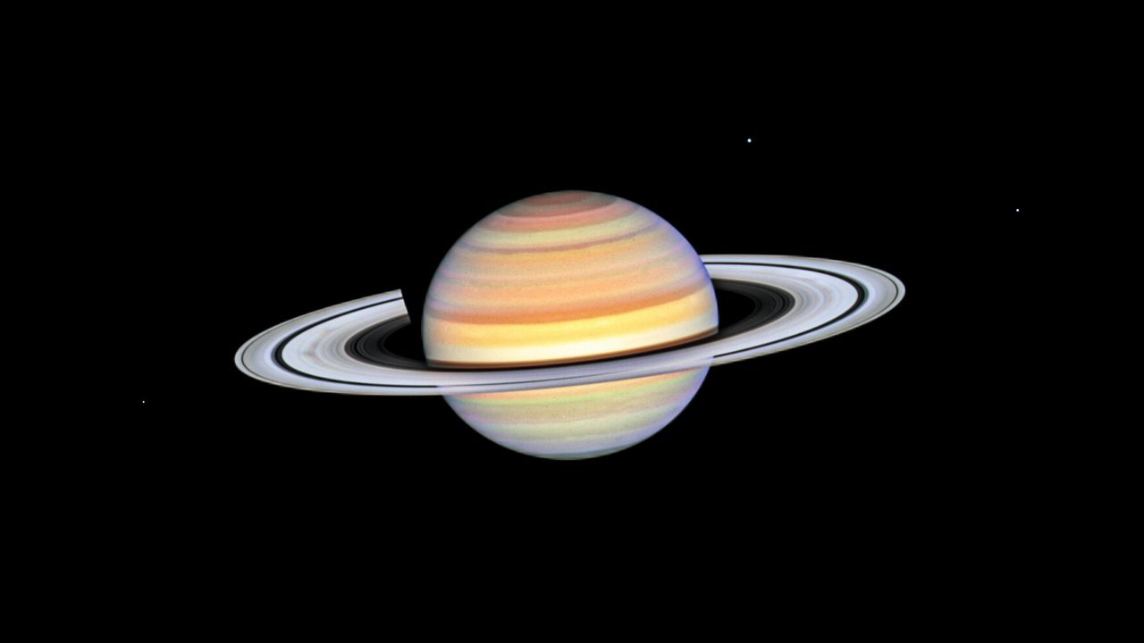 Spokes in Saturn's B ring (Hubble, Oct 2023)