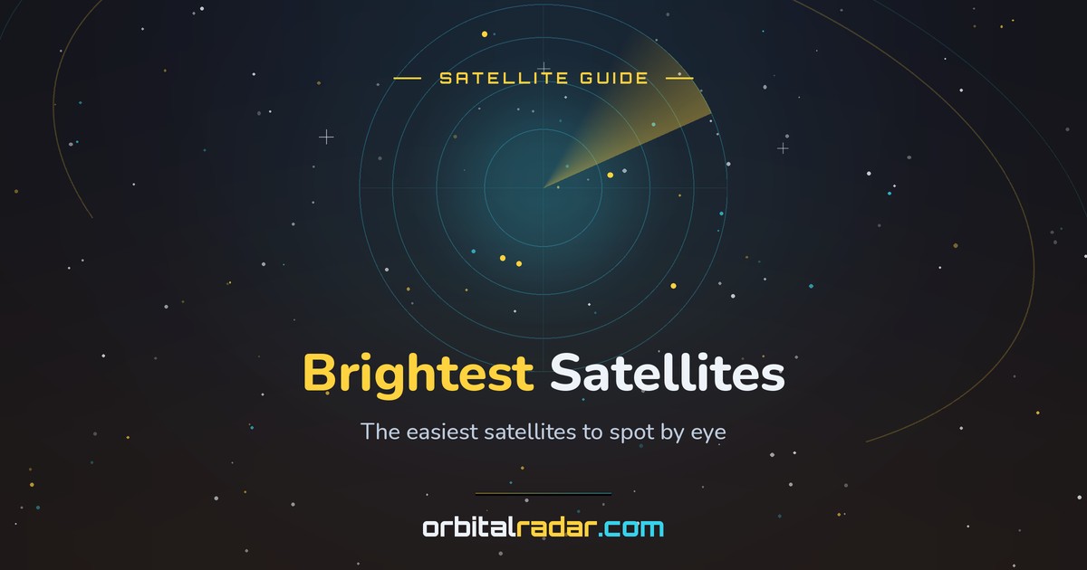 Brightest Satellites Visible Tonight — Ranked | Orbital Radar
