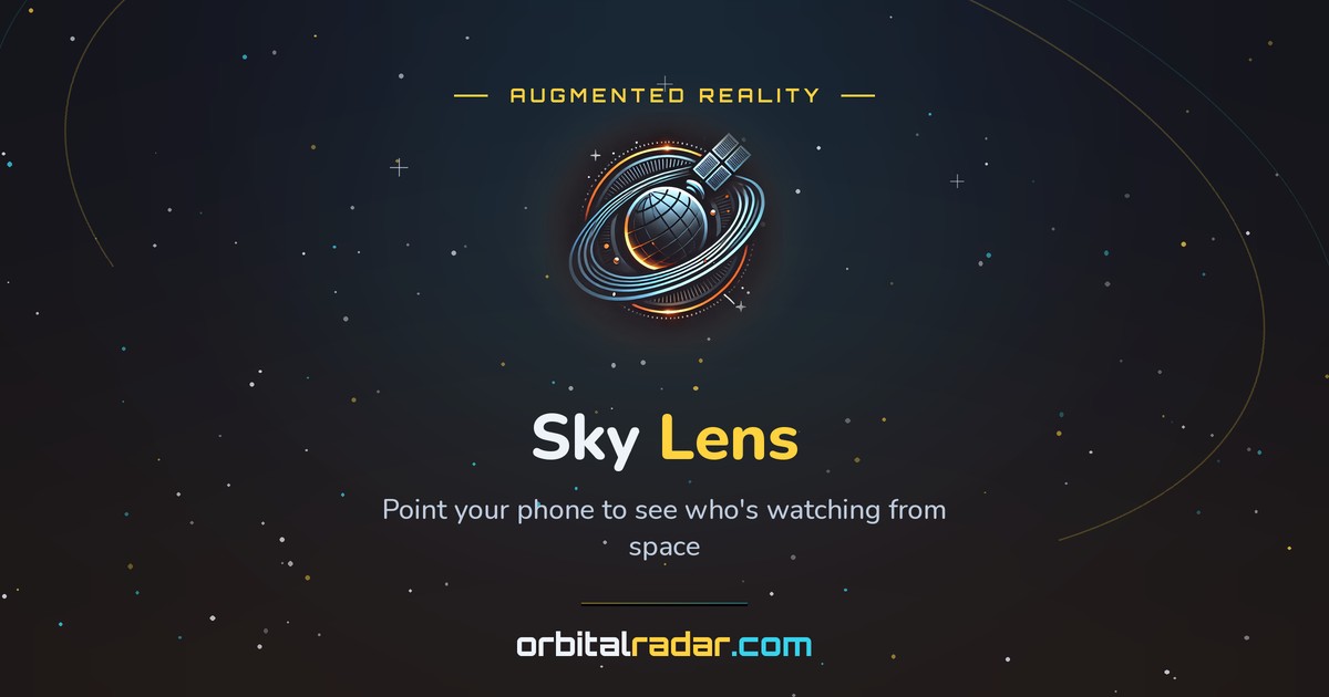 Skylens — AR Satellite Tracker | Point Your Phone at the Sky | Orbital ...