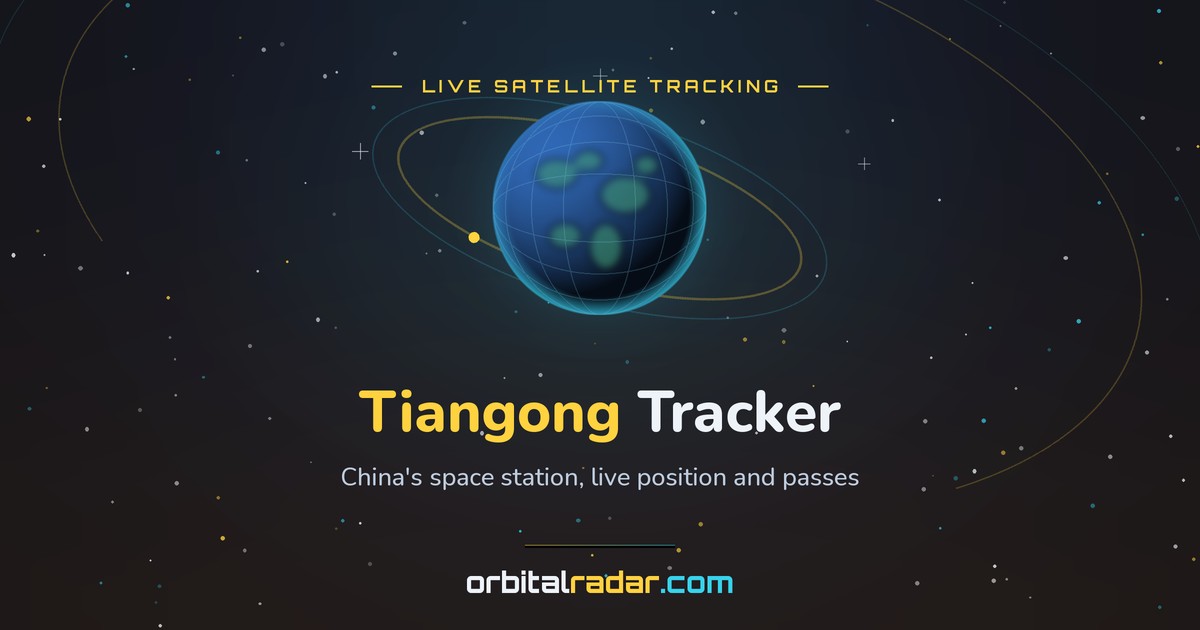 Tiangong Tracker — China's Space Station Live & Pass Times