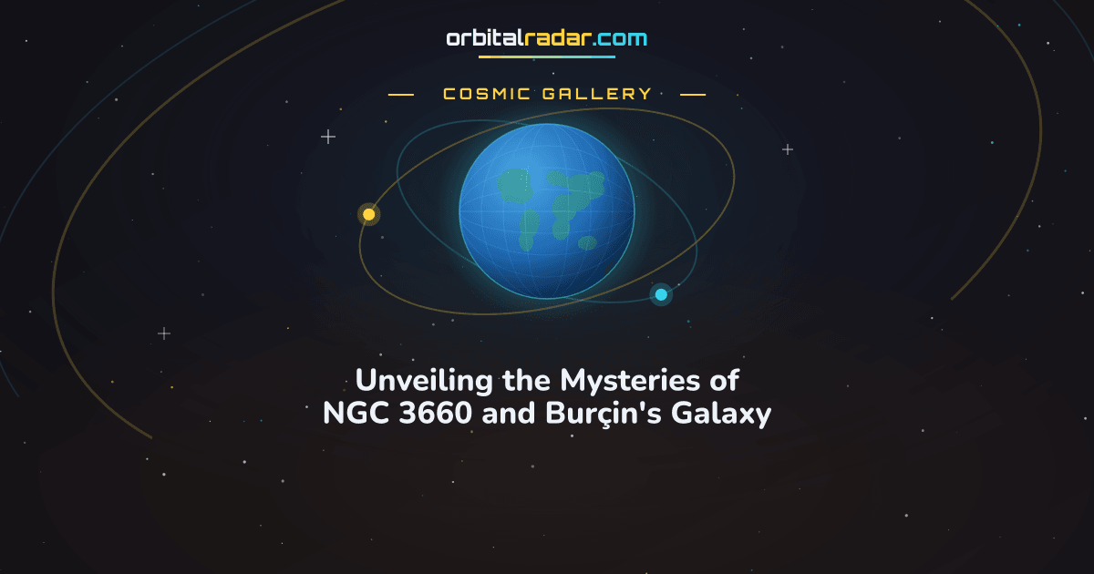 Cosmic Gallery card: Unveiling the Mysteries of NGC 3660 and Burçin's Galaxy