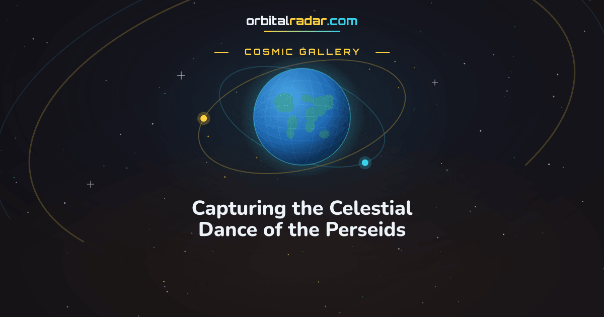 Cosmic Gallery card: Capturing the Celestial Dance of the Perseids