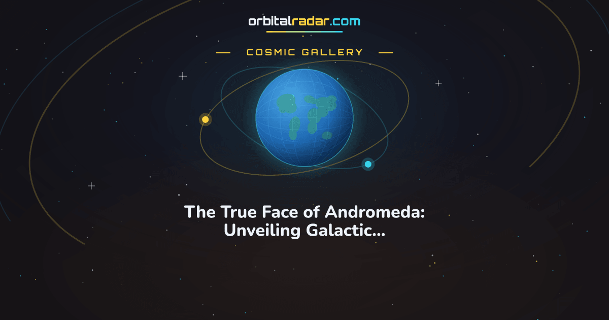 Cosmic Gallery card: The True Face of Andromeda: Unveiling Galactic Neighbours