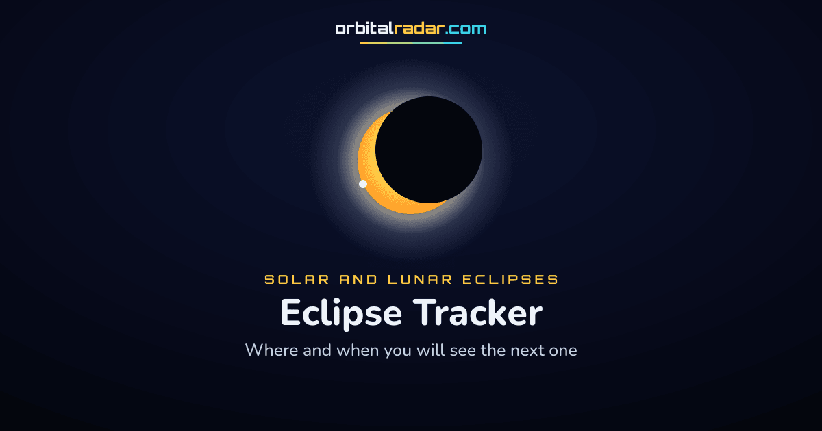 Solar & Lunar Eclipse Tracker — Dates, Times & Map | Orbital Radar