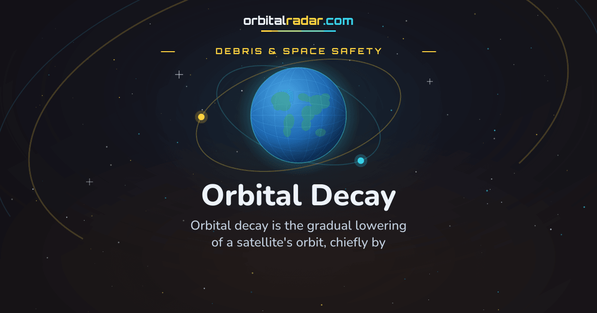 What Is Orbital Decay? The Slow Fall to Re-entry