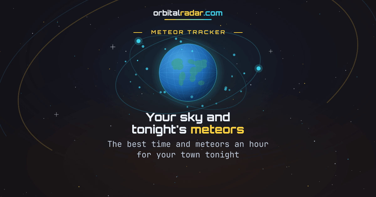 Meteor Tracker: Meteor Showers Tonight, Best Time & Live Map