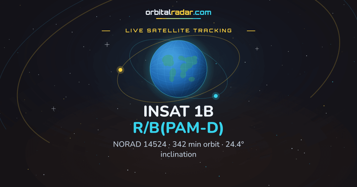 Earth Rotation Parameters INSAT 1B R/B(PAM-D) — Rocket Body 14524 | Orbit & Tracking | Orbital Radar