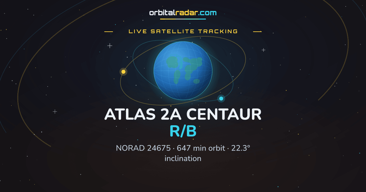 Earth Rotation Parameters ATLAS 2A CENTAUR R/B — Rocket Body 24675 | Orbit & Tracking | Orbital Radar