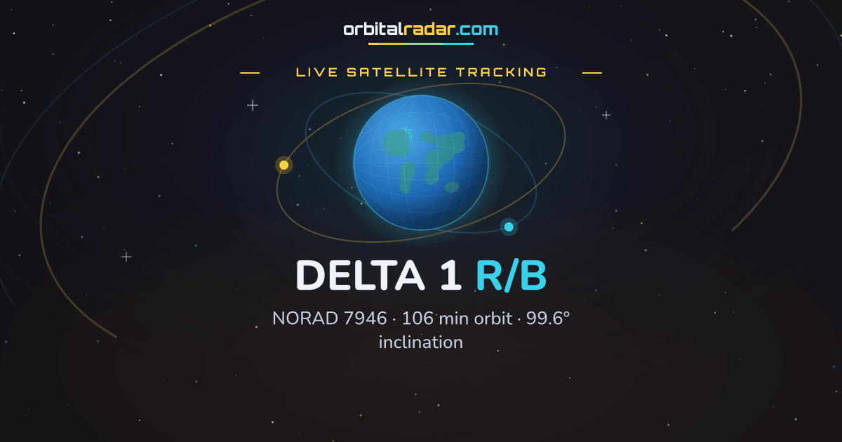 DELTA 1 R/B — Rocket Body 7946 | Orbit & Tracking | Orbital Radar