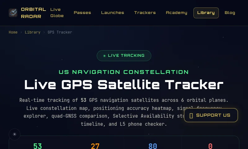 GPS Satellite Tracker preview