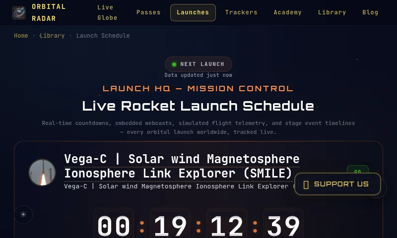 Launch Schedule preview